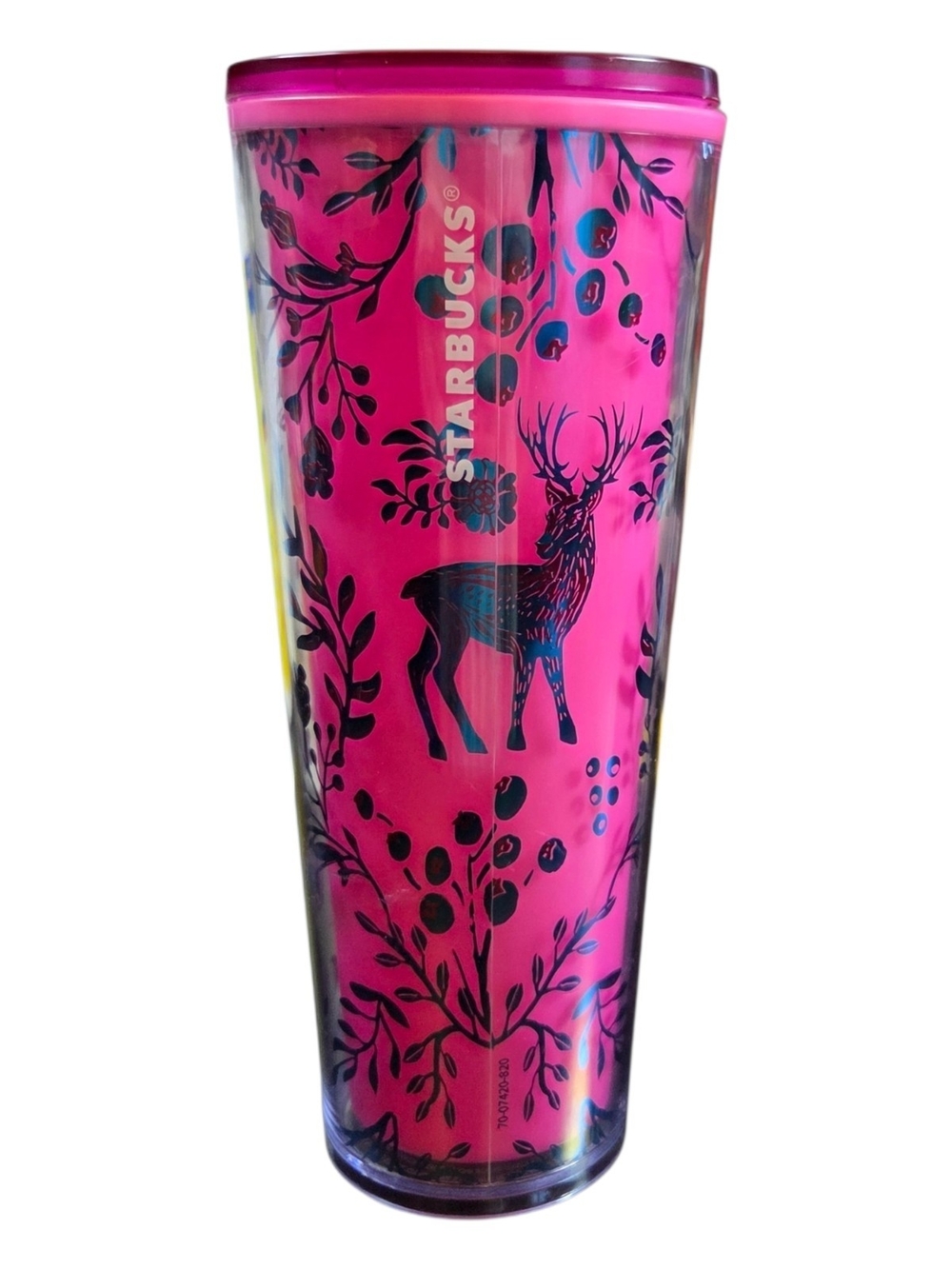Starbucks Holiday 2022 Woodland Lace Color Changing Tumbler
